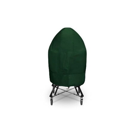 Eevelle Meridian Komado Ceramic Grill Cover, Hunter Green, 22 in L x 22 in W x 40 in H MDBCGL-HTR